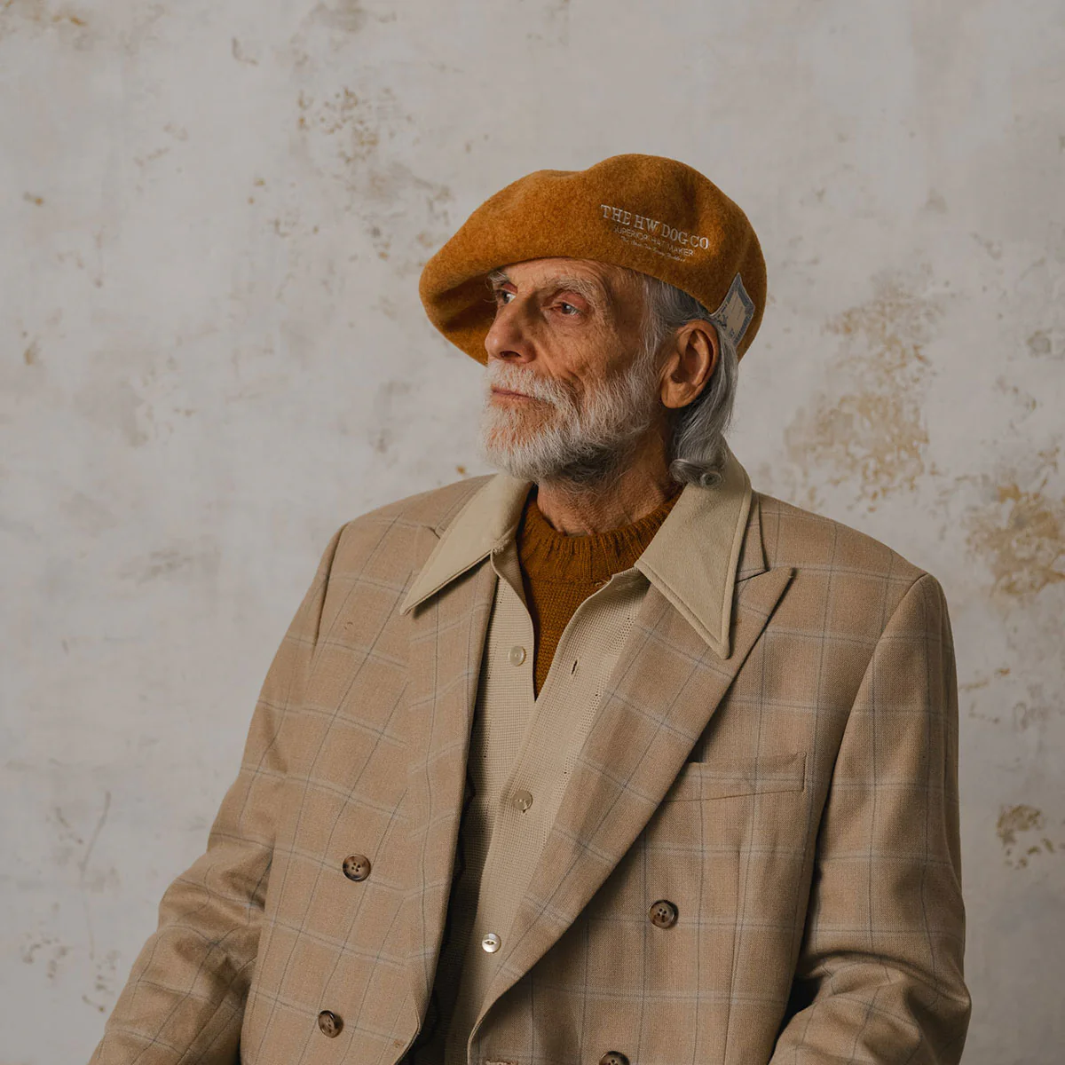 THE HW DOG CO ベレー帽 EMBROIDERY BIG BERET THE H.W.DOG&CO