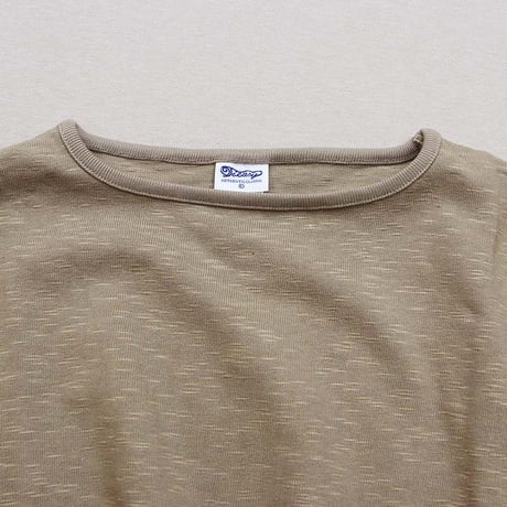 <TIEASY AUTHENTIC CLASSIC>HDCS BOATNECK BASQUE SHIRT【MOCA】