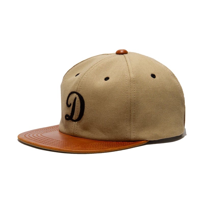 THE H.W DOG&CO.>2 TONE LEATHER COTTON CAP【3col