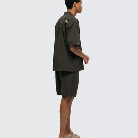 <WILD THINGS> OPEN COLLAR POCKET SHIRTS【2colors】
