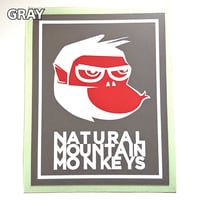 <NATURAL MOUNTAIN MONKEYS>ORIGINAL STICKER【3colors】