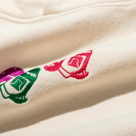 <TACOMA FUJI RECORDS>Multi Logo (embroidery) HOODIE