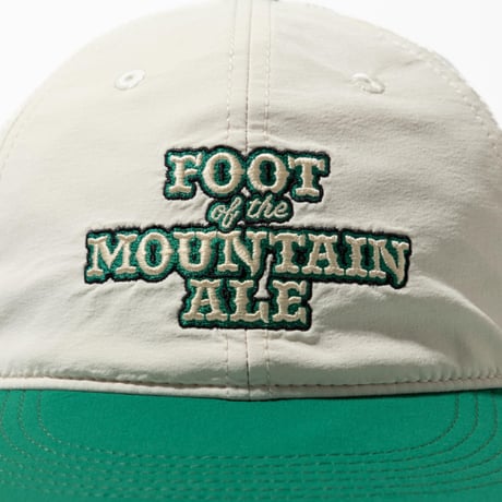 <TACOMA FUJI RECORDS>FOOT OF THE MOUNTAIN ALE  LOGO CAP designed by Jerry UKAI