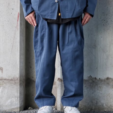 <NATAL DESIGN>RANDY WORK PANTS -AIR FORCE BLUE-