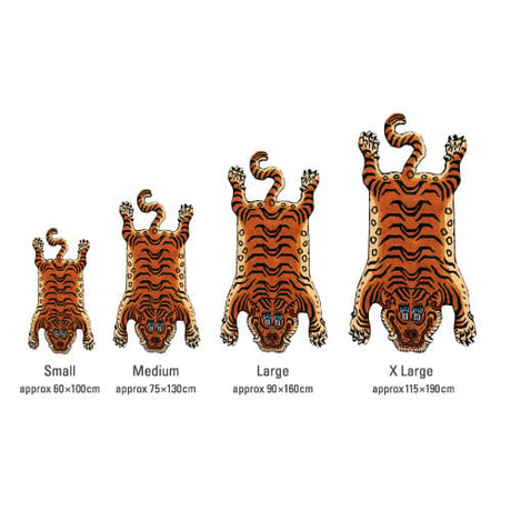 Tibetan Tiger Rug “DTTR-01 / Large”
