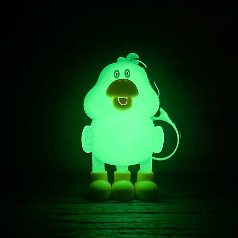 RUKURUKU/夢の国の子猫達　花火　蓄光　オルゴナイトキーホルダー DUCKROW>DUCKROW FIGURE KEY HOLDER(蓄光) | UNWAST