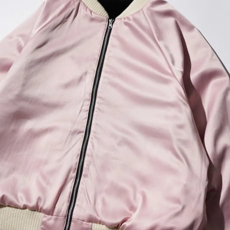 <THRIFTY LOOK > SNAKE & SKULL SOUVENIR BLOUSON