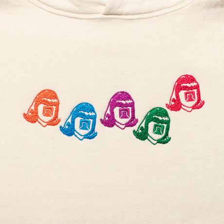 <TACOMA FUJI RECORDS>Multi Logo (embroidery) HOODIE