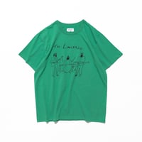 <TACOMA FUJI RECORDS> THE LINSEEDS Tee designed by Tomoo Gokita【2colors】