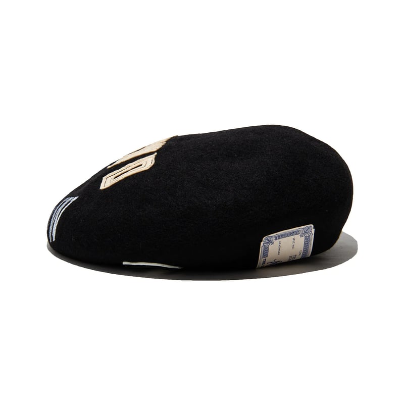 SizeFthe h.w.dog\u0026co 4TH BERET ベレー帽 黒 ブラック