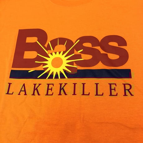 <LAKE KILLER> BASS LOGO S/S TEE(ORANGE)