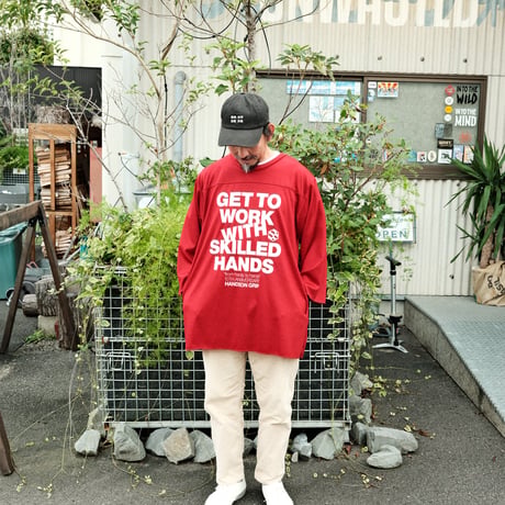 <JOCKRIC RECLAIM×handson grip> handson grip 10TH Football coverall Apron