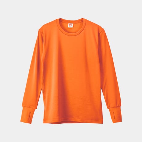 <B.V.D>別注 瞬暖GRID-TEC+ Crew-neck Thumbhole【3colors】