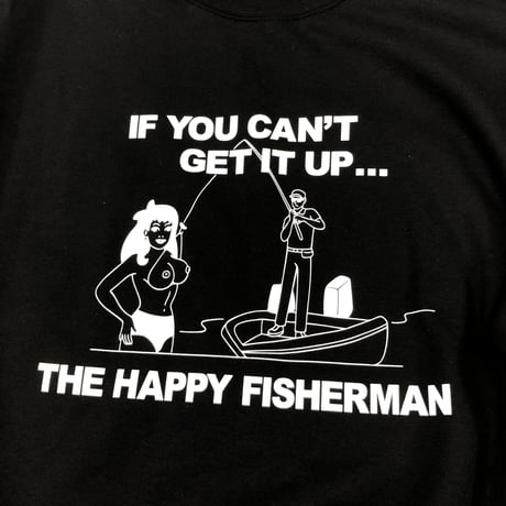 <LAKE KILLER> HAPPY FISHERMAN TYPE-2(BLACK)