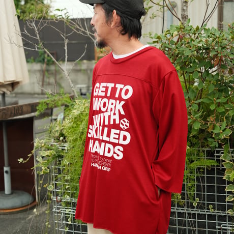 <JOCKRIC RECLAIM×handson grip> handson grip 10TH Football coverall Apron