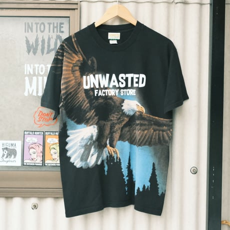〈UNWASTED〉UnW Vintage T【eagle】