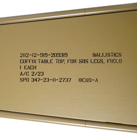 < BALLISTICS >SBS TABLE TOP (COFFIN)【3colors】