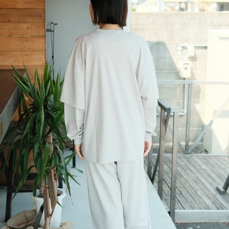 <COOTIE PRODUCTIONS×handson grip>Merino Wool Oversized Cellie L/S Tee
