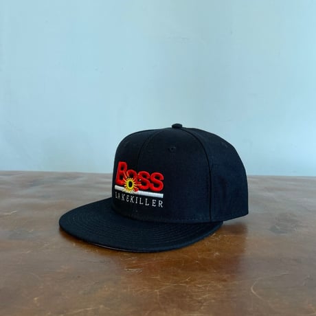 <LAKE KILLER> 6 PANEL CAP(BASS)　BLACK