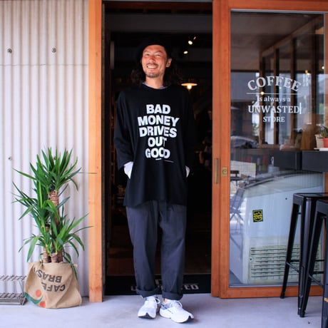 <JOCKRIC | ジョックリック>  Football coverall Apron (BAD MANEY DRIVES OUT GOOD)