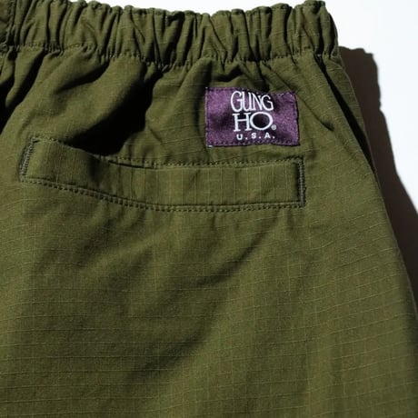 <GUNG HO> EAZY FATIGUE PANTS COTTON RIPSTOP