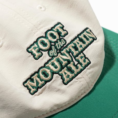 <TACOMA FUJI RECORDS>FOOT OF THE MOUNTAIN ALE  LOGO CAP designed by Jerry UKAI