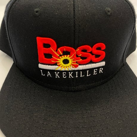 <LAKE KILLER> 6 PANEL CAP(BASS)　BLACK