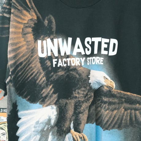 〈UNWASTED〉UnW Vintage T【eagle】
