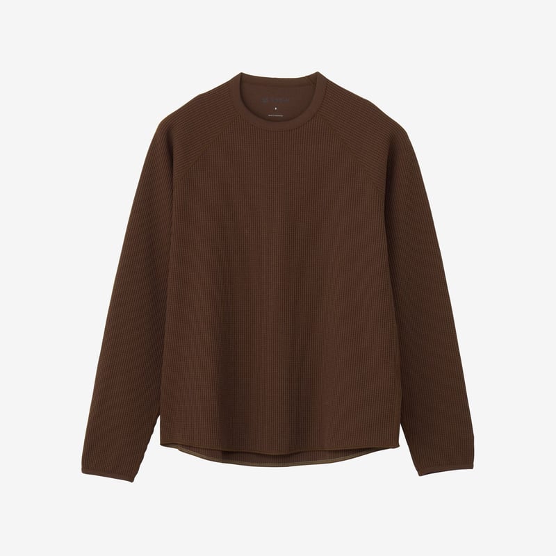 goldwin ワッフルライトロングスリーブティーシャツ Goldwin ワッフルライトロングスリーブティーシャツ , Ivory – Navyblue