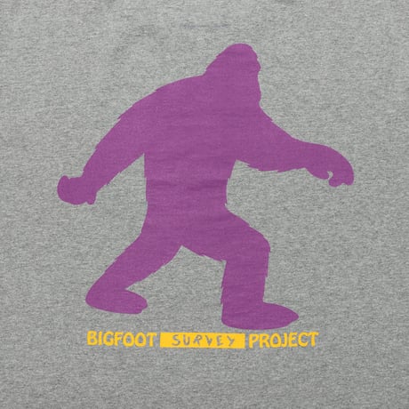<TACOMA FUJI RECORDS>BIGFOOT SURVEY PROJECT OFFICIAL ACCOMODATION Tee designed by Jerry UKAI