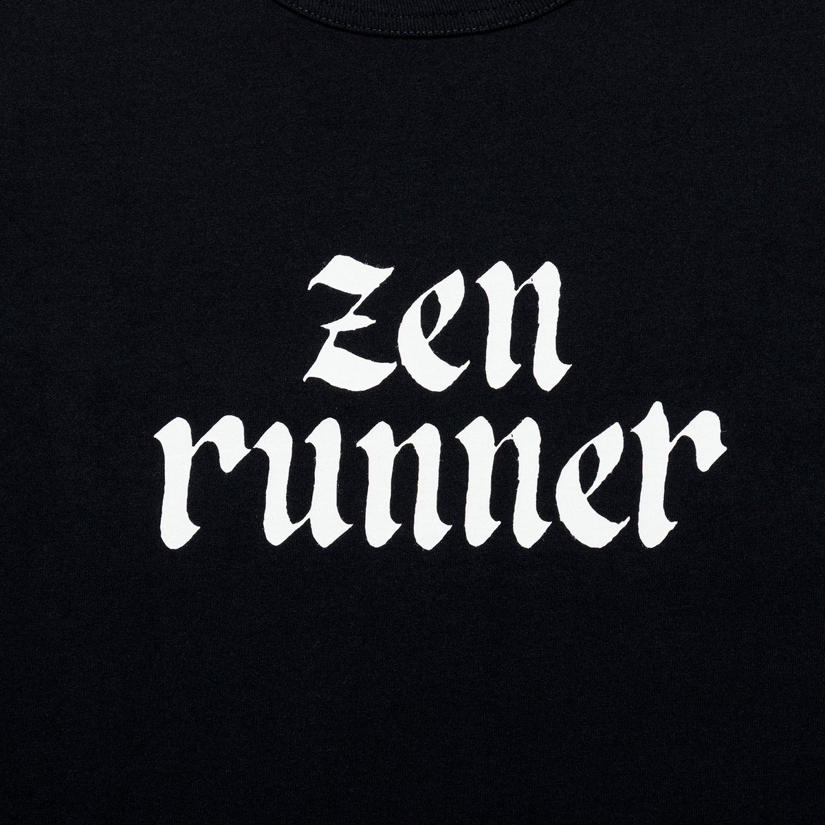zen runner ロンT M グレー TACOMA FUJI RECORDS> ZEN RUNNER Tee designed b