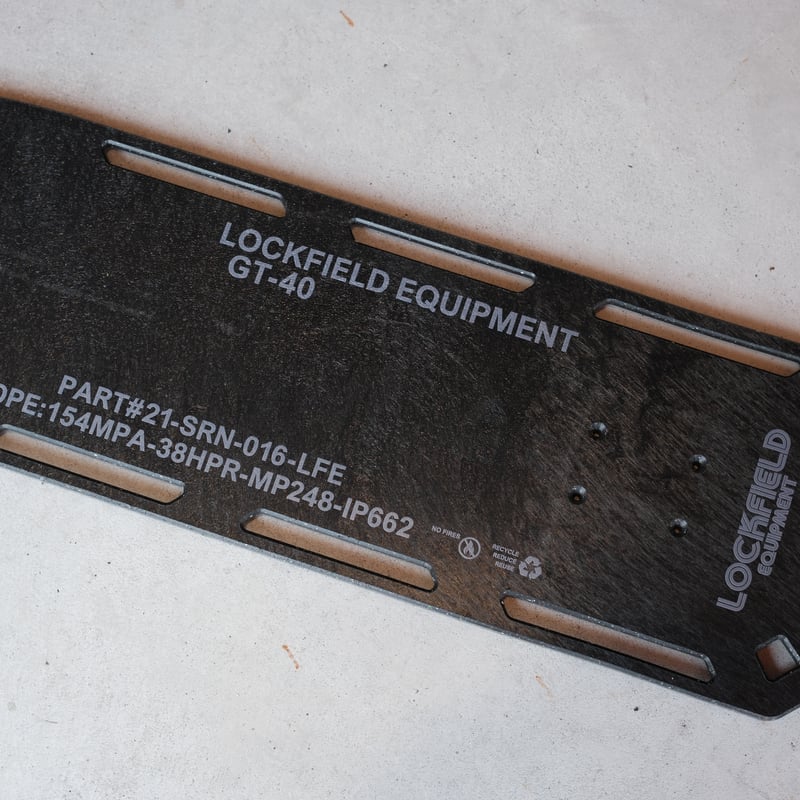 LOCKFIELD EQUIPMENT GT40 ブラック LOCKFIELD EQUIPMENT GT40黒 DECK2 黒SBSkit LOCKFIELD