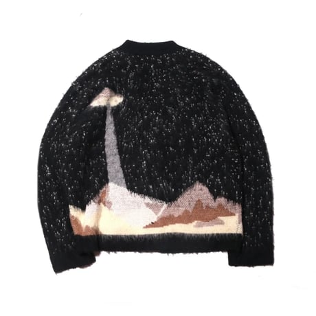 <NATAL DESIGN>I WANT TO BELIEVE KNIT CARDIGAN【2colors】