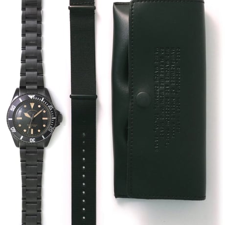 ＜VAGUE WATCH CO.＞BLK SUB <Stainless steel>