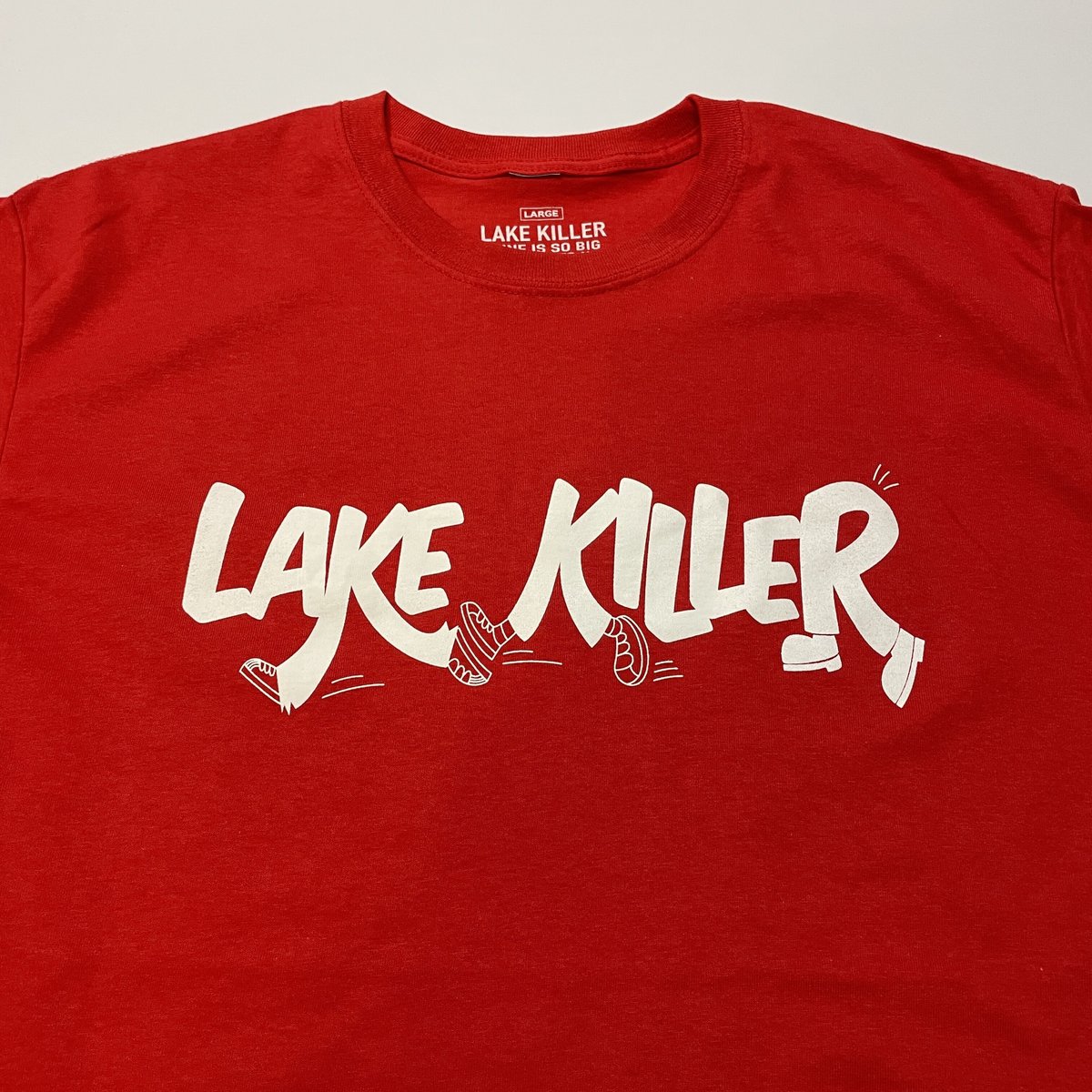 LAKE KILLER> WALKMAN S/S TEE(RED） | UNWASTED |