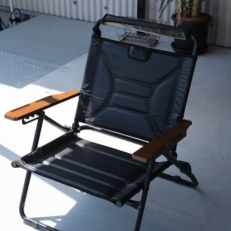 <AS2OV> RECLINING LOW ROVER CHAIR【BLACK】