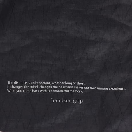 <and wander×handson grip> leather pocket sacoche