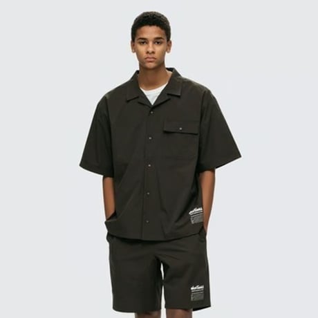 <WILD THINGS> OPEN COLLAR POCKET SHIRTS【2colors】