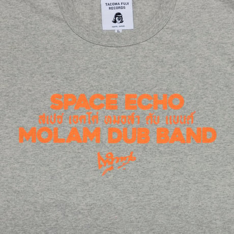 <TACOMA FUJI RECORDS>SPACE ECHO MOLAM DUB BAND Tee designed by MOOLA / YANGGAO