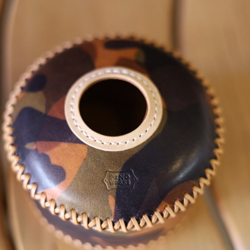 PINOWORKS> OD缶レザージャケット250 CAMO【2colors】 | UNWA