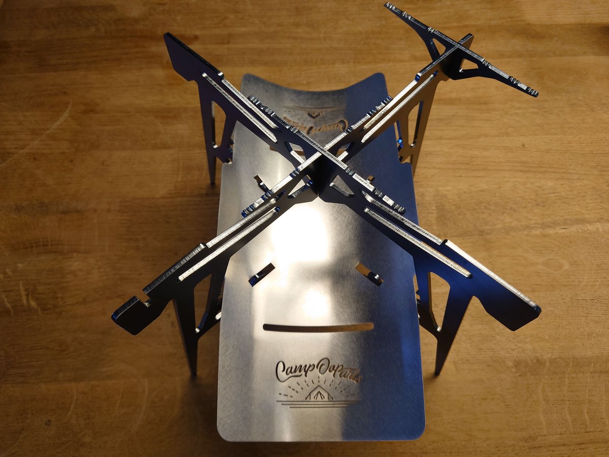 CAMPOOPARTS　A4ソロ焚火台　火星人Kayak（カヤック） ラスト1台」CAMPOOPARTS A4ソロ焚火台 火星人Kayak（カヤック