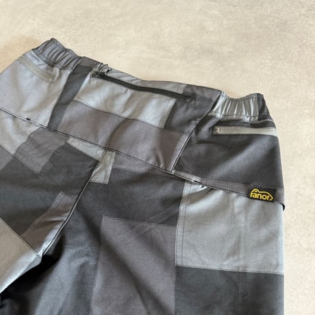 <ranor | ラナー>  PATCHWORK MIDDLE SHORTS