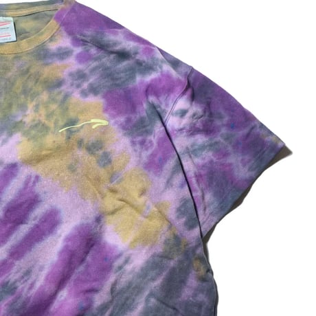 <NATAL DESIGN>DYE × NATAL DESIGN　HEMP WIDE TEE 4 AIOT! DYE ver. OLD PURPLE