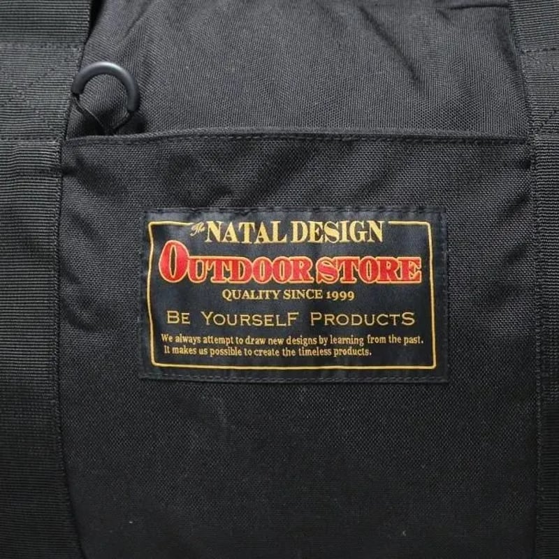 NATAL DESIGN 完売KAMPING DUFFLE BAG BLACK NATAL DESIGN KAMPING DUFFLE BAG | Brownfloor clothing