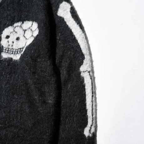 <THRIFTY LOOK>RAGLAN SLEEVE SOUVENIR CARDIGAN
