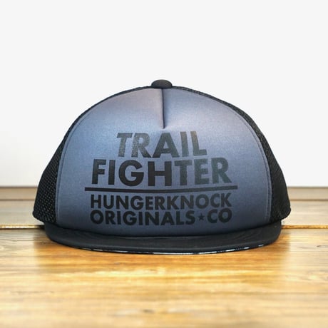 <HUNGERKNOCK ORIGINALS | ハンガーノックオリジナルス> TRAIL FIGHTER CAP BKACK/TRIBALCOMO