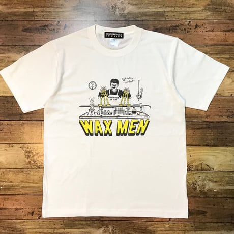 <HUNGERKNOCK ORIGINALS | ハンガーノックオリジナルス> WAXMEN Tee / White