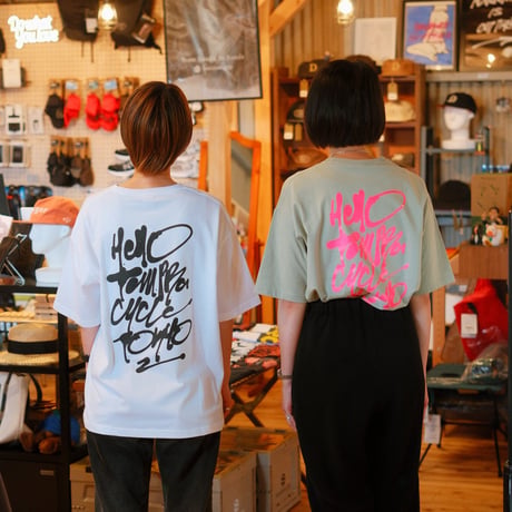 <TEMPRA GARAGE> tempra cycle & garage × Ryuji Kamiyama Tシャツ