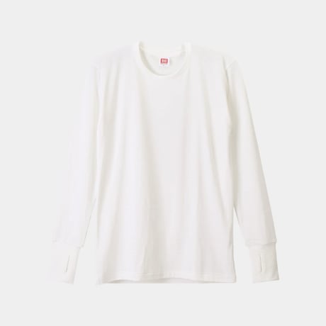 <B.V.D>瞬暖GRID-TEC+ Crew-neck Thumbhole【3colors】