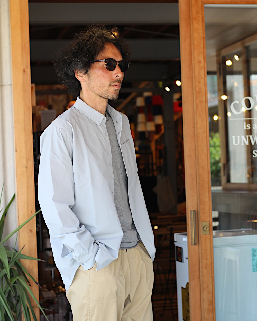 Milestone|マイルストーン＞Daybreak Long Sleeve Shirt O